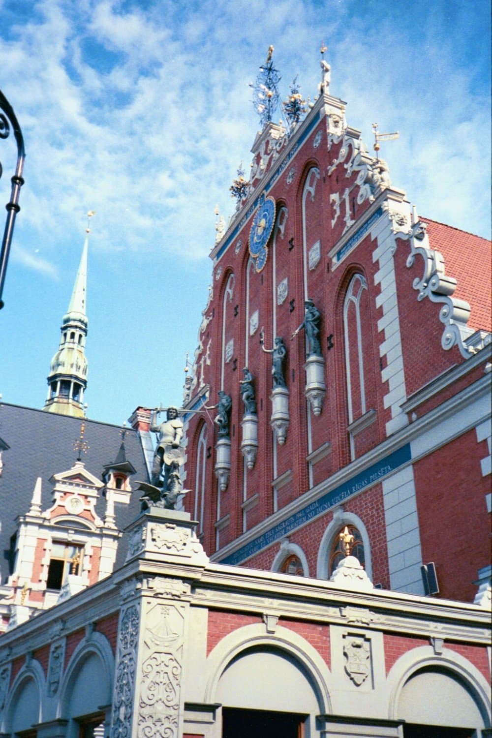 Architecture was pristine because the city was not bombed during WW II.