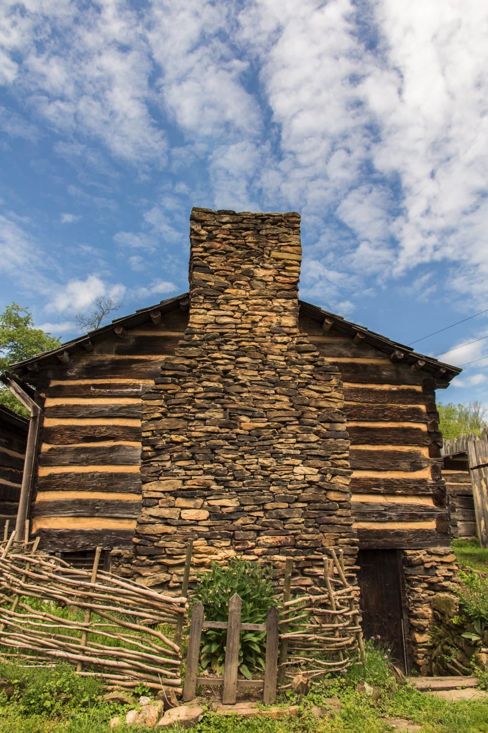 The back of the main building.