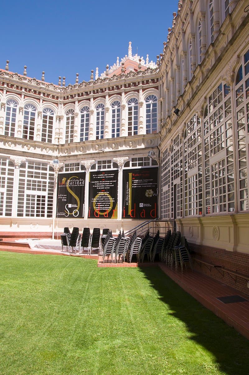 The courtyard
