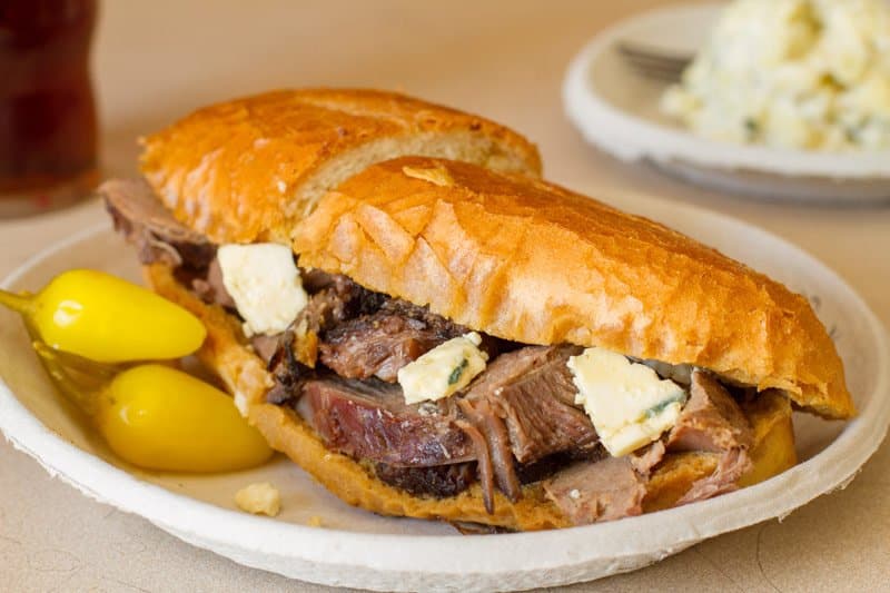 Philippe's french dip plate