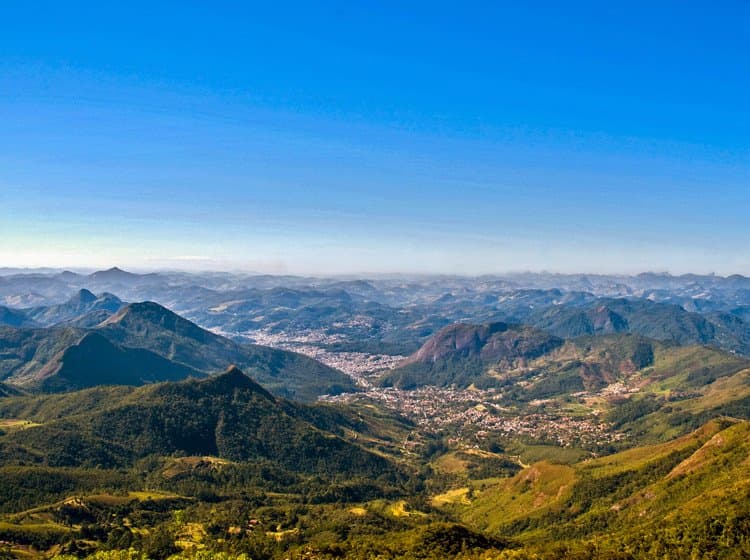 Nova Friburgo, vista do Caledônia.