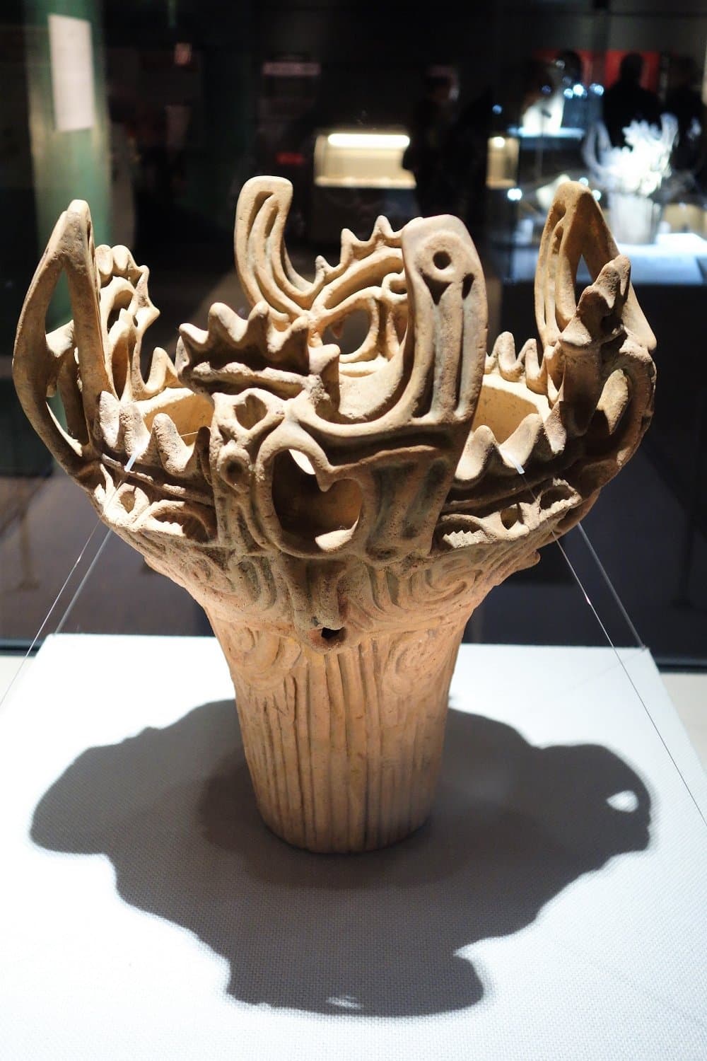 撮影可能だった国宝の火焔型土器