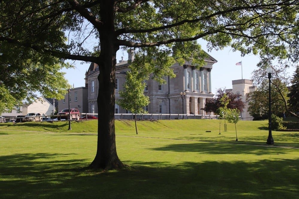 View of the County Courthouse