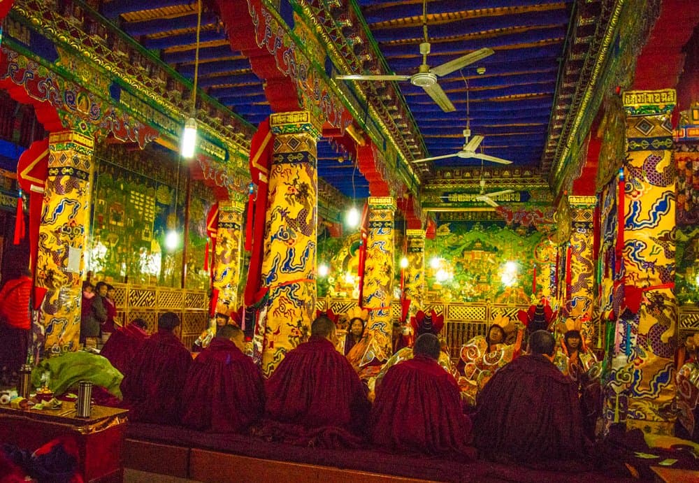 Тантрическсая пуджа в храме