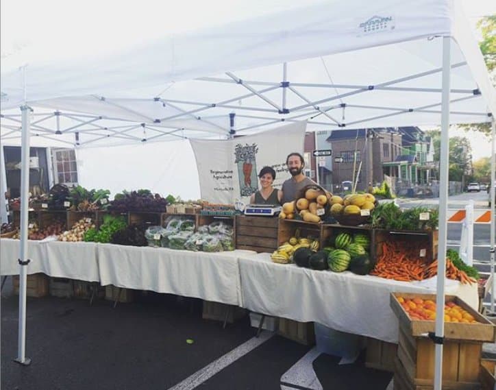 Ailsa and Brad of Love Grows CSA