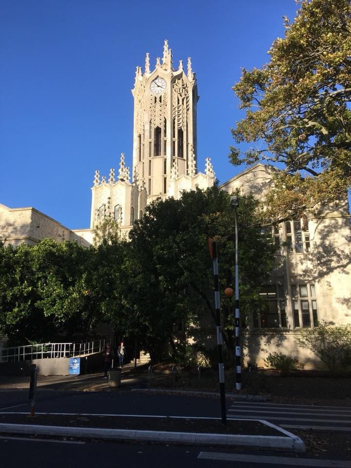 Walking through University of Auckland