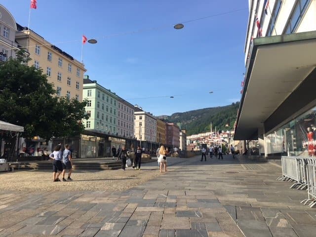 The pedestrian heart of modern Bergen