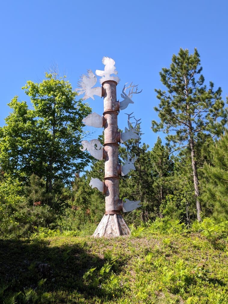 Lakenenland Sculpture Park Marquette MI