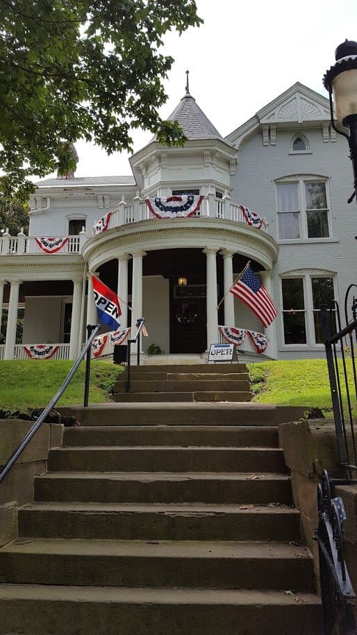 Stairs Leading Up to The Glenn House