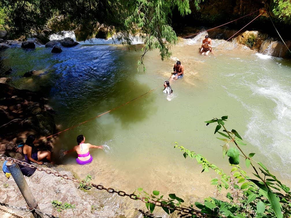 Turquoise Cascading Pools