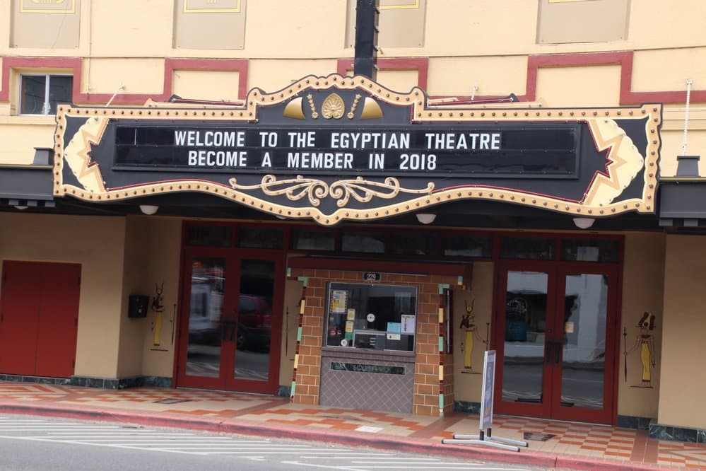 The entrance