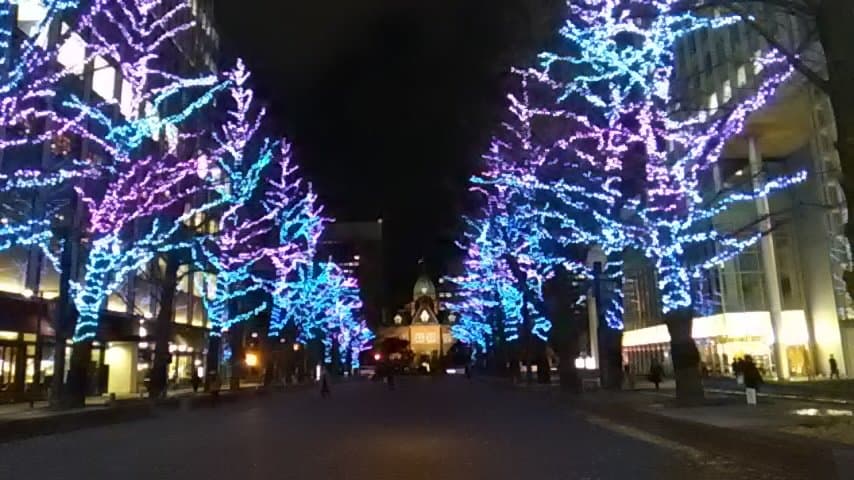 アカプラのイルミネーション