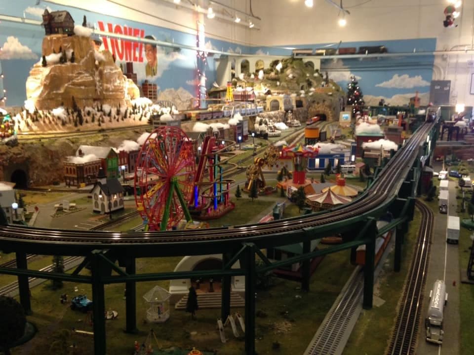 On Friday and Saturday visit the indoor Lionel train layout and museum.