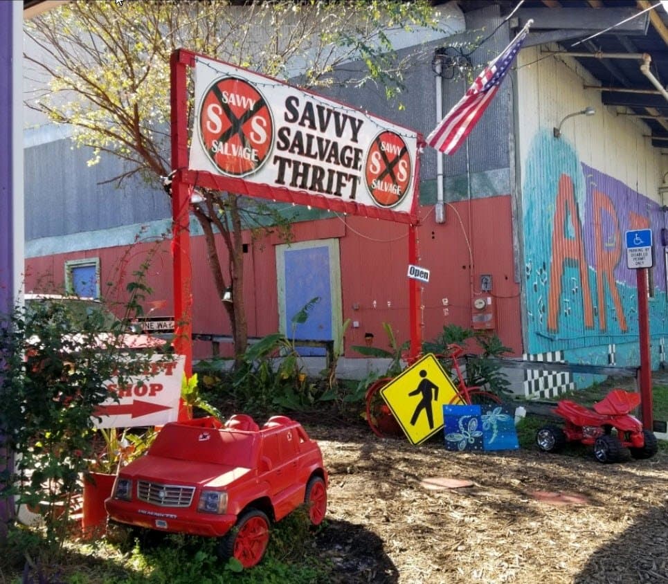 Savvy Salvage Entrance