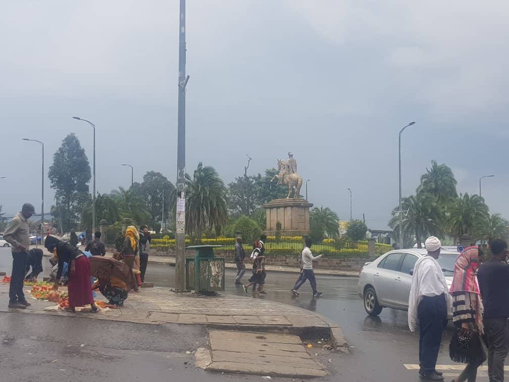 Emperor Menelik II Statue