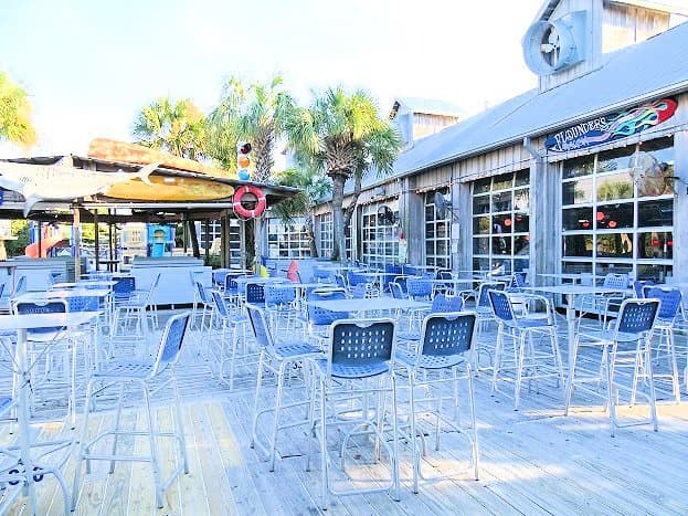 outside tables