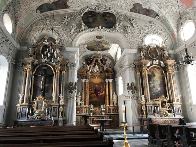 Beautiful Interior of Spitalskirche