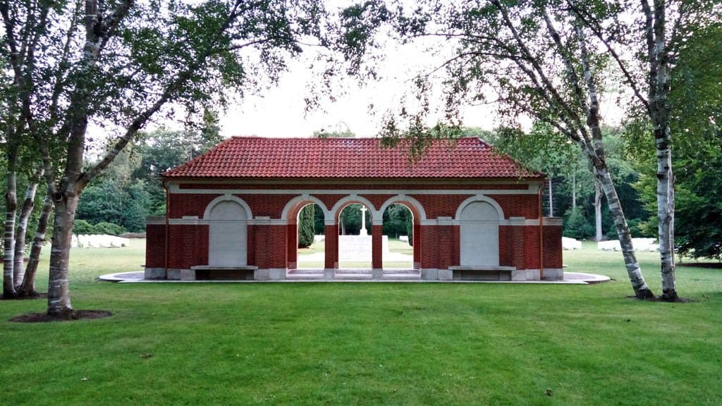 the gate to the cemetery