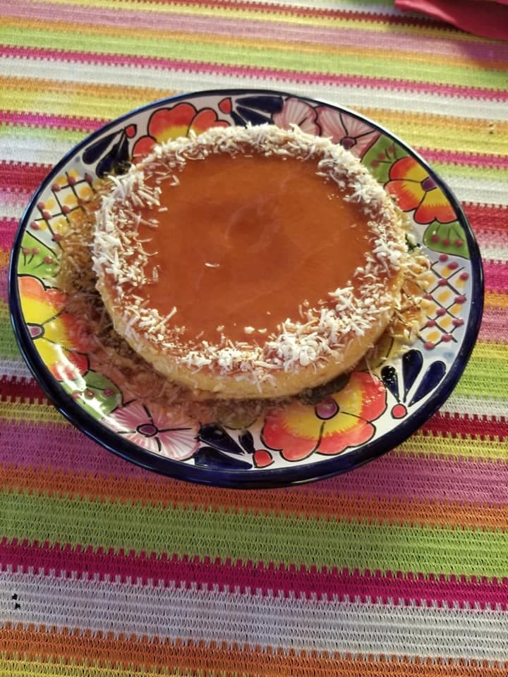 Coconut flan