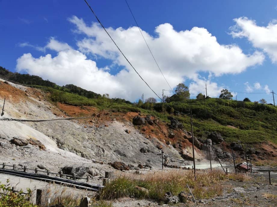 Milky White Hot Spring River