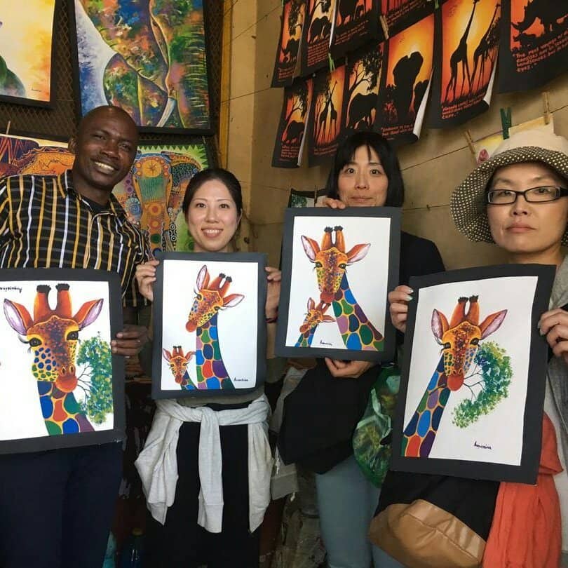 Vibrant African Masks