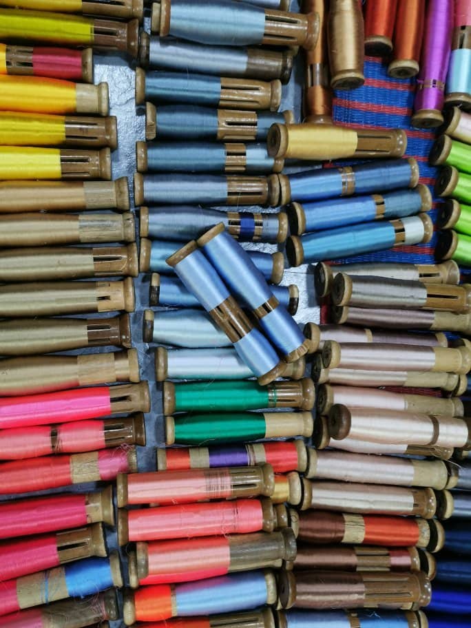 Vibrant Textile Displays