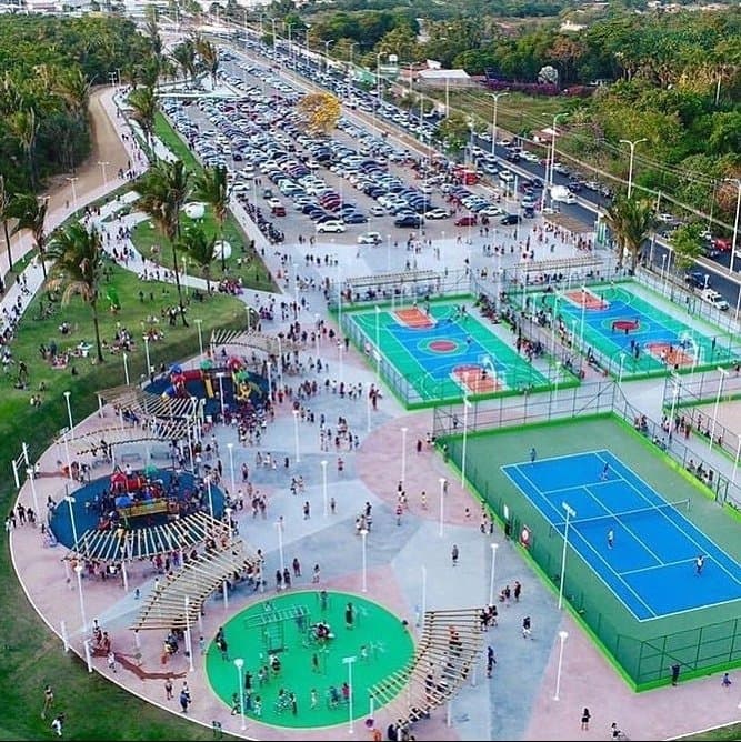 O Parque do Rangedor visto de cima!