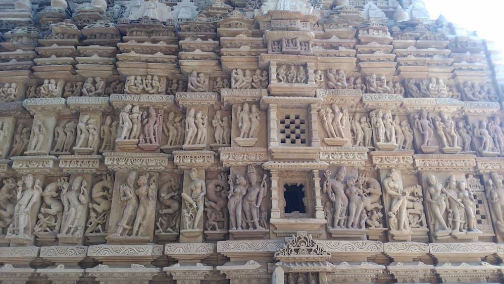 Intricate Outer Wall Carvings