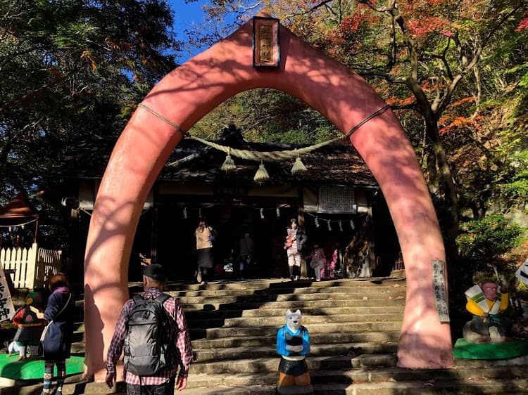 Peach-Shaped Ema & Torii