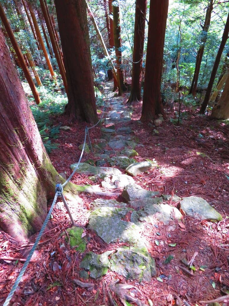 Steep Stone Staircase