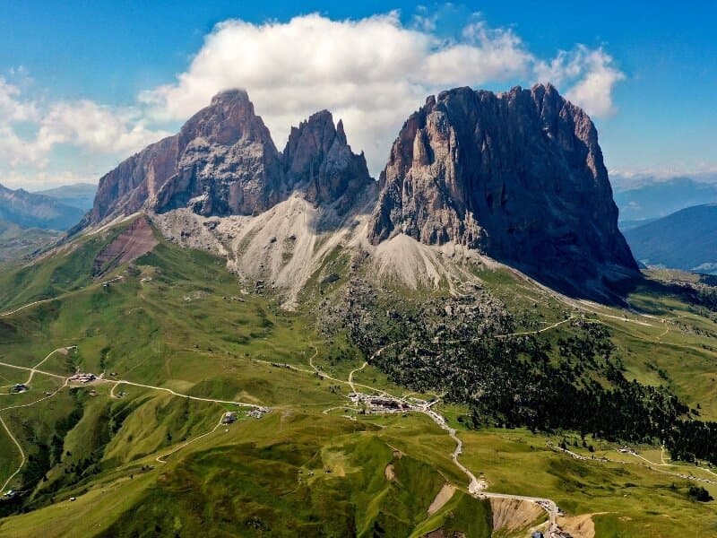 Vista sul Sassolungo