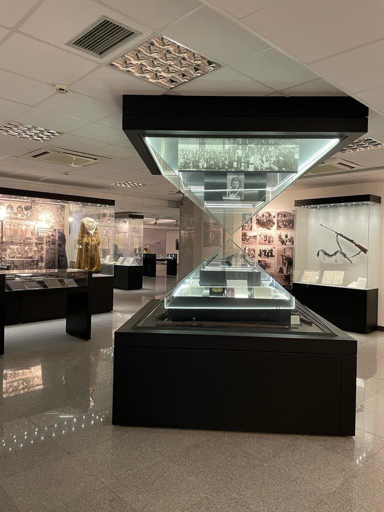 The first exhibition.