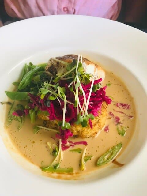 Halibut the market special for the day.