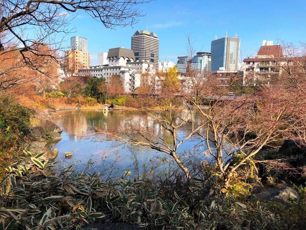 《檜町公園》池の眺望