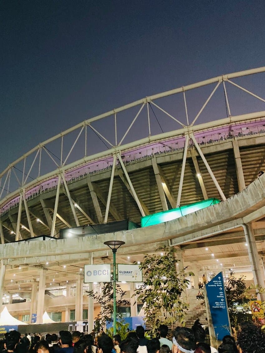 Photos are from the Narendra Modi stadium on 26th January, 2025 during the Coldplay concert.