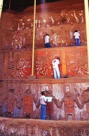 Huaca de la Luna Murals