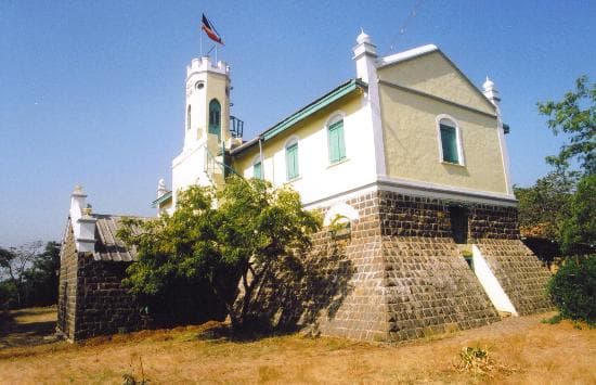 The Water Tower at the Meherabad Ashram next to Meher Baba's Samadhi or tomb.