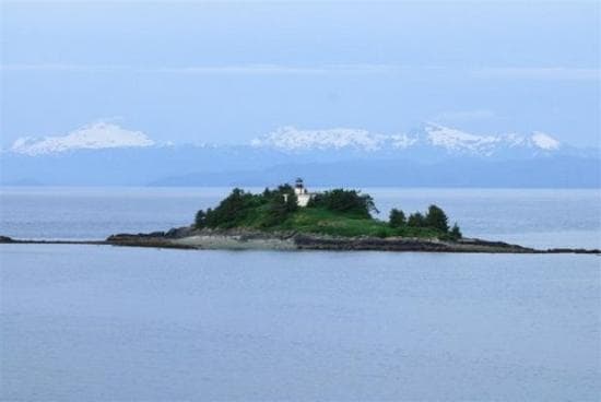 Guard Island Lighthouse / Prince of Wales background