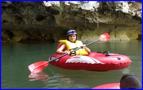 NEW tour for cruise passengers, CAVE RAFTING...