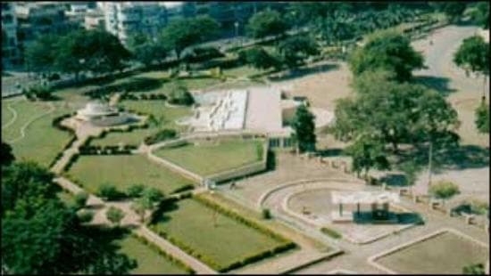 Part view from above (this is only about one sixth of the whole park)