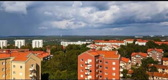 Utsikt från Guldhedens vattentorn