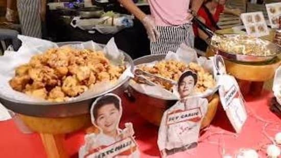 Vibrant Night Market Ambiance