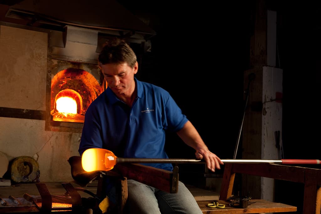 Our Master Glass Blower At Work.