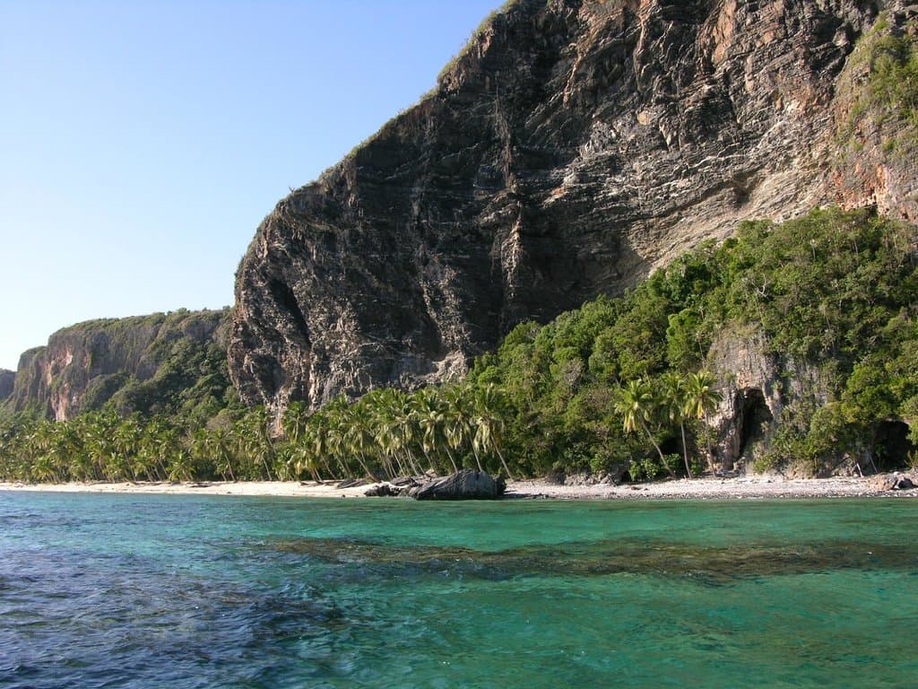 Playa Fronton beach - Secluded beach near Las Galeras Dominican Republic