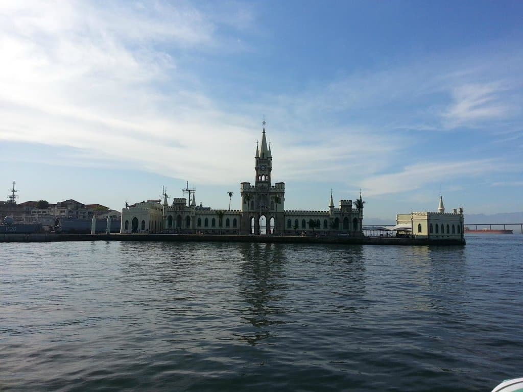 Chegada na Ilha Fiscal