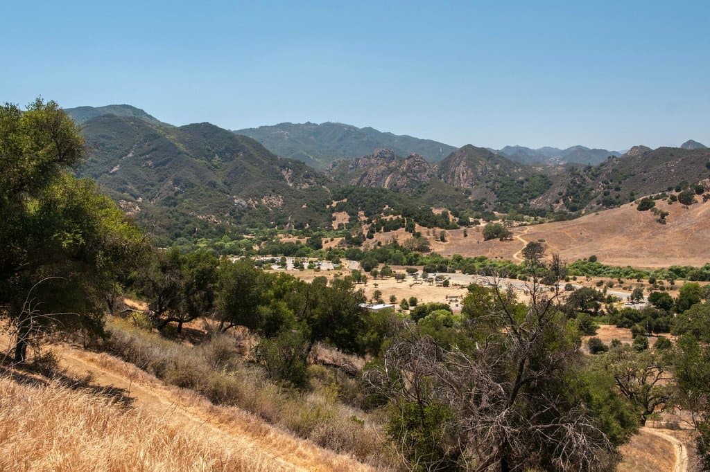 Looking Towards Malibu Creek from Trail