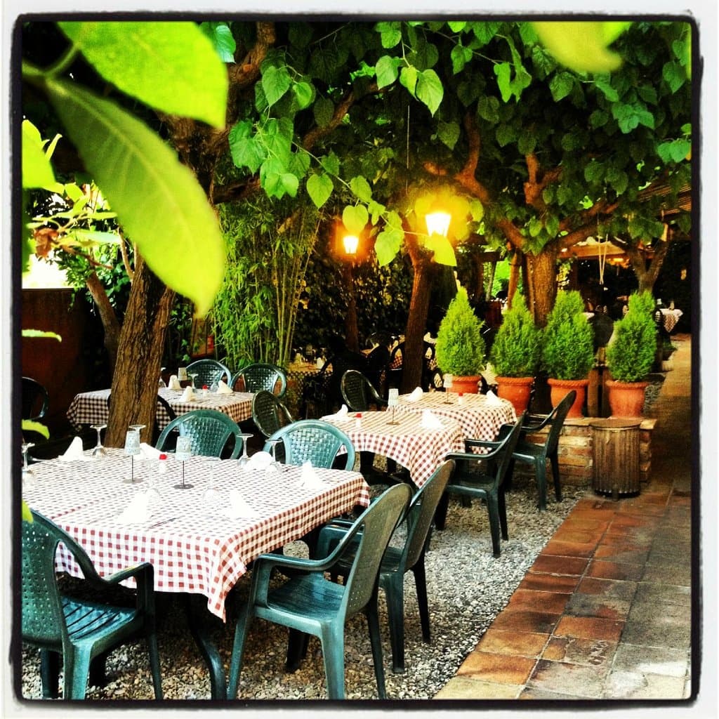 Terrassa del restaurant