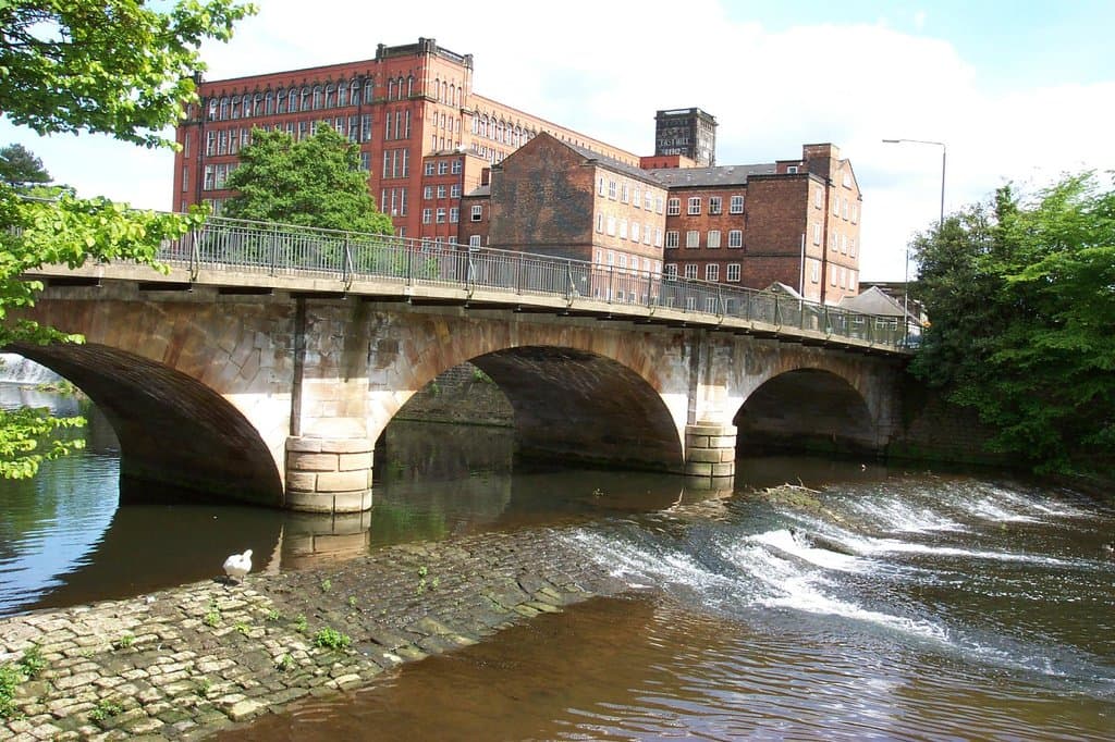 North Mill in foreground with East mill behind