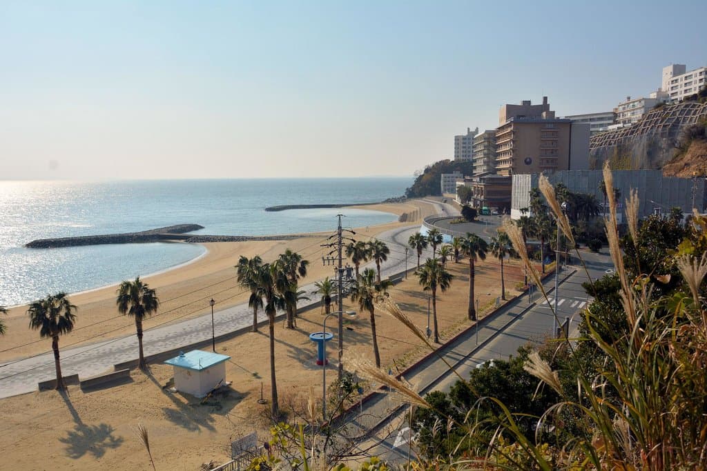 万葉の小径からの景色