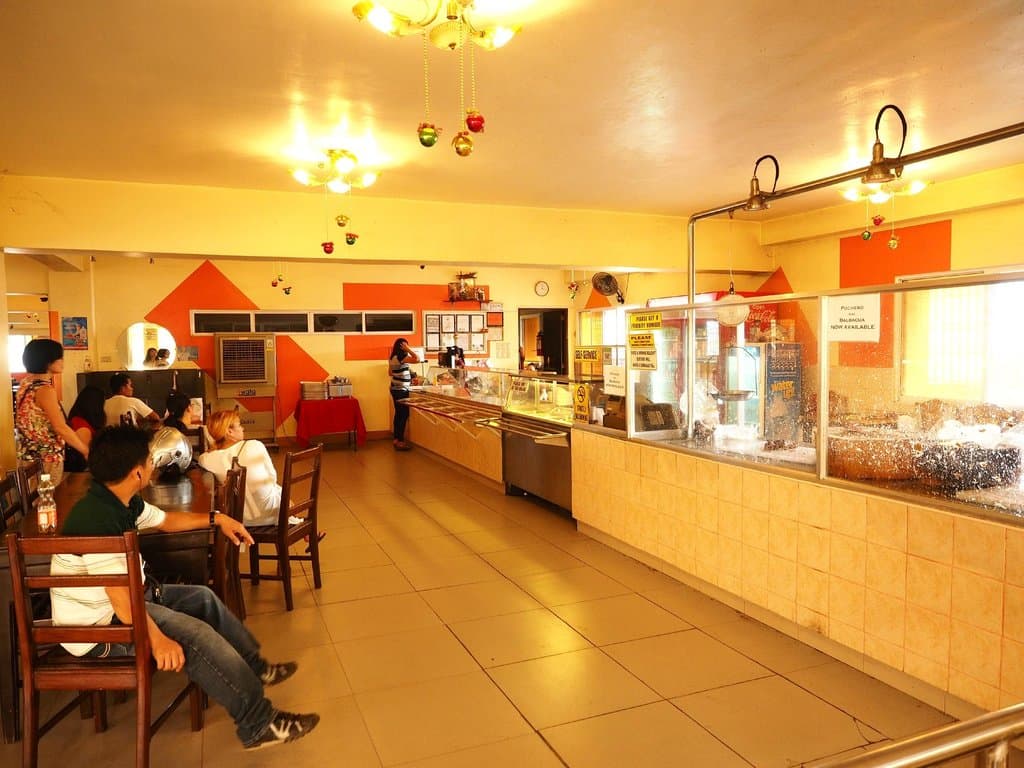 Waiting for the lechon to be delivered. Take your number at the counter and wait